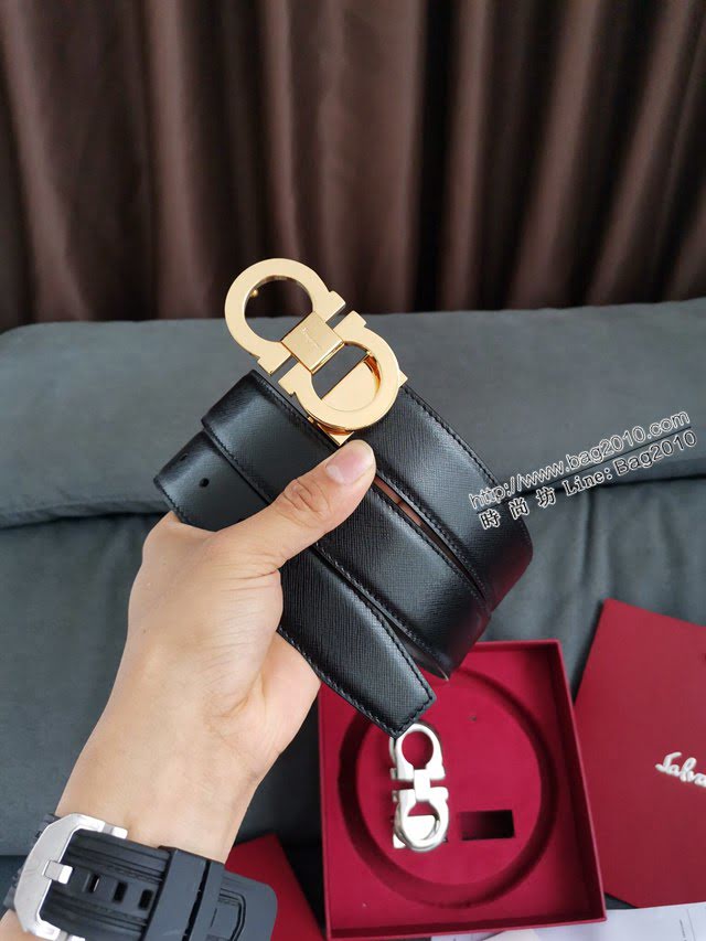 菲拉格慕男士皮帶 Ferragamo雙面牛皮腰帶  jjp1830